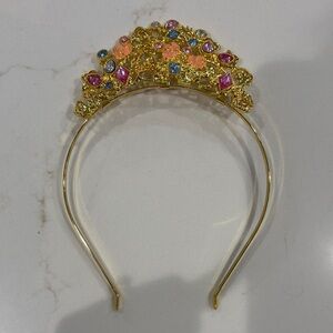 Princess Aurora WDW parks Sleeping Beauty Gold Gemstone Headband tiara